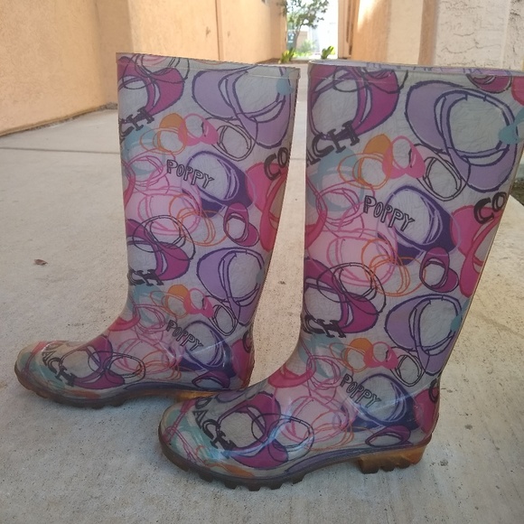 Coach | jelly poppy colorful rainboots - Picture 5 of 7